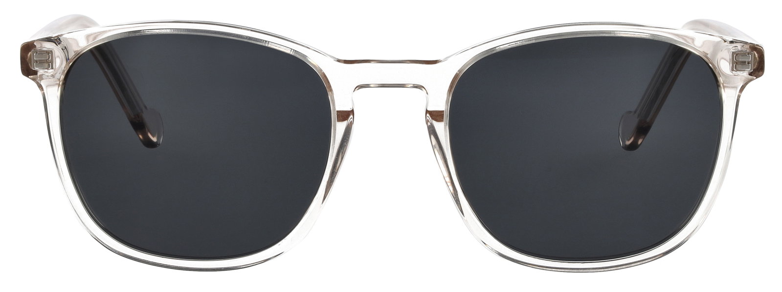 Das Bild zeigt die Kindersonnenbrille 722111 in transparent von vorne.